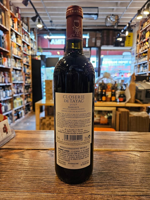 Chateau Closerie de Tayac Bordeaux Margaux 750mL - Arthur Cantina Wine & Liquor