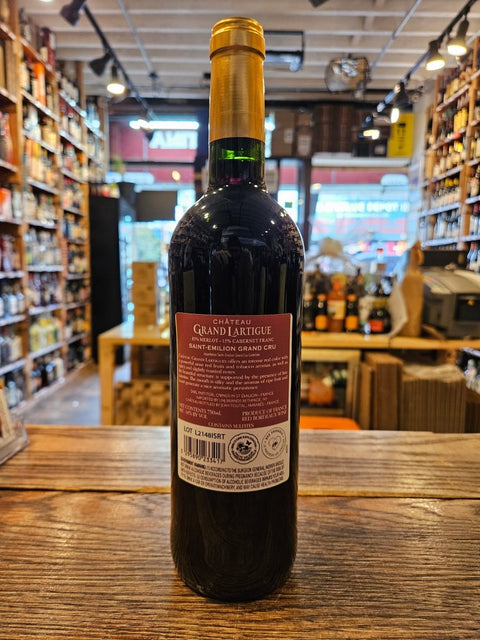 Chateau Grand Lartigue Terre Rouge Saint-Émilion Grand Cru 750mL - Arthur Cantina Wine & Liquor