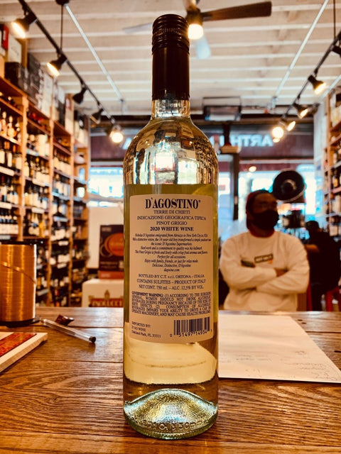 D'Agostino Pinot Grigio 750mL - Arthur Cantina Wine & Liquor
