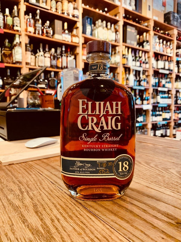 Elijah Craig Single Barrel 18YR 750mL - Arthur Cantina Wine & Liquor