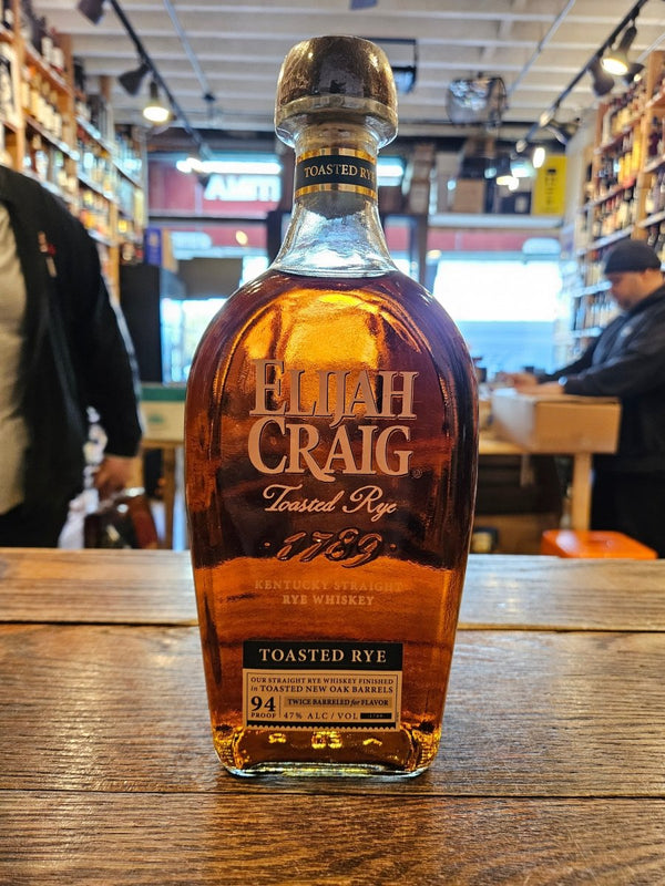 Elijah Craig Toasted Rye 750mL - Arthur Cantina Wine & Liquor