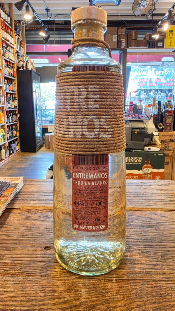 Entremanos Tequila Blanco Primavera 2026 700mL - Arthur Cantina Wine & Liquor