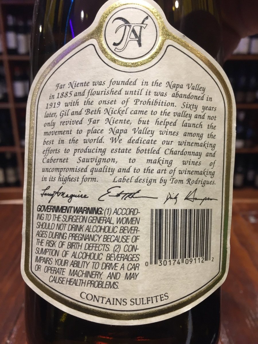 Far Niente Chardonnay 750mL 2022 – Arthur Cantina Wine & Liquor