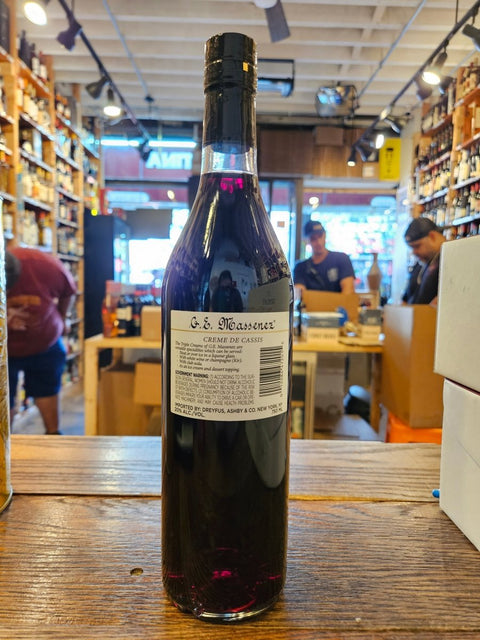 G.E Massenez Creme de Cassis de Dijon Liqueur 750mL - Arthur Cantina Wine & Liquor