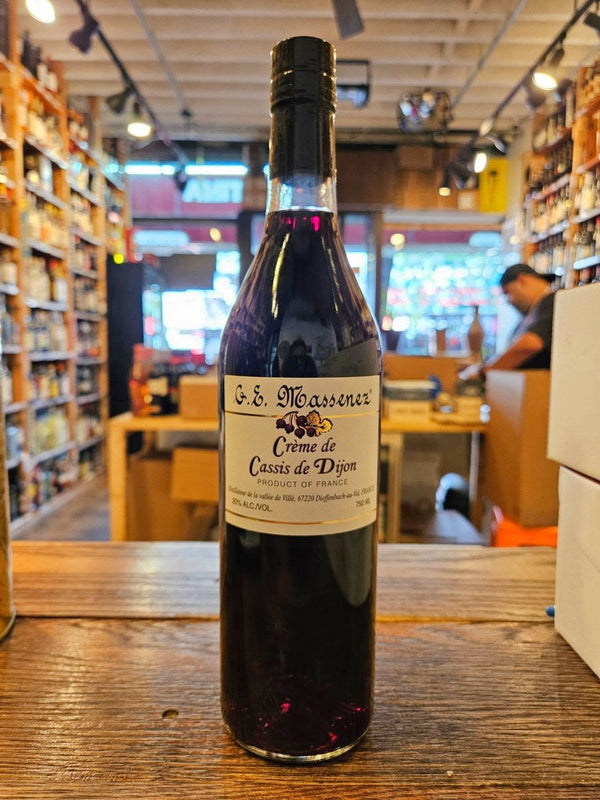 G.E Massenez Creme de Cassis de Dijon Liqueur 750mL - Arthur Cantina Wine & Liquor