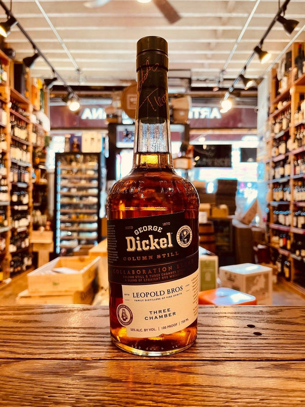 George Dickel Leopold Bros Collaboration Rye Three Chamber 750mL - Arthur Cantina Wine & Liquor