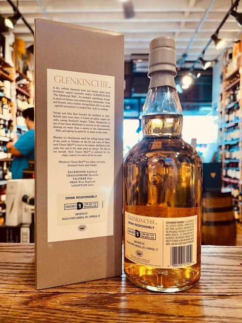 Glenkinchie Single Malt Scotch Whisky 12 Yr 750mL - Arthur Cantina Wine & Liquor