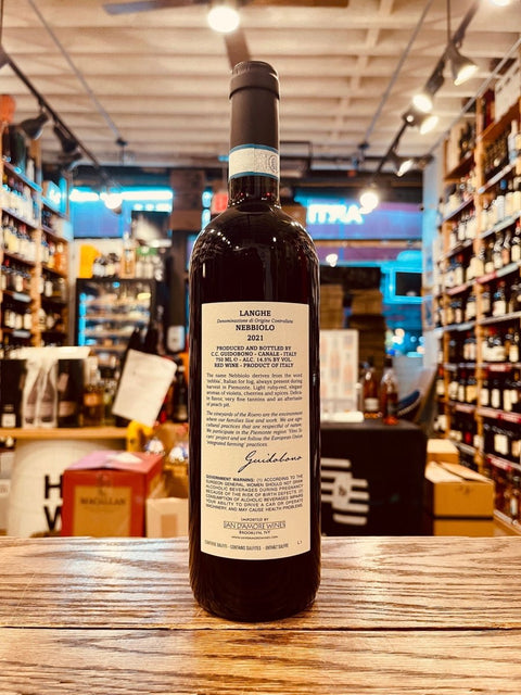 Guidobono Langhe Nebbiolo 750mL - Arthur Cantina Wine & Liquor
