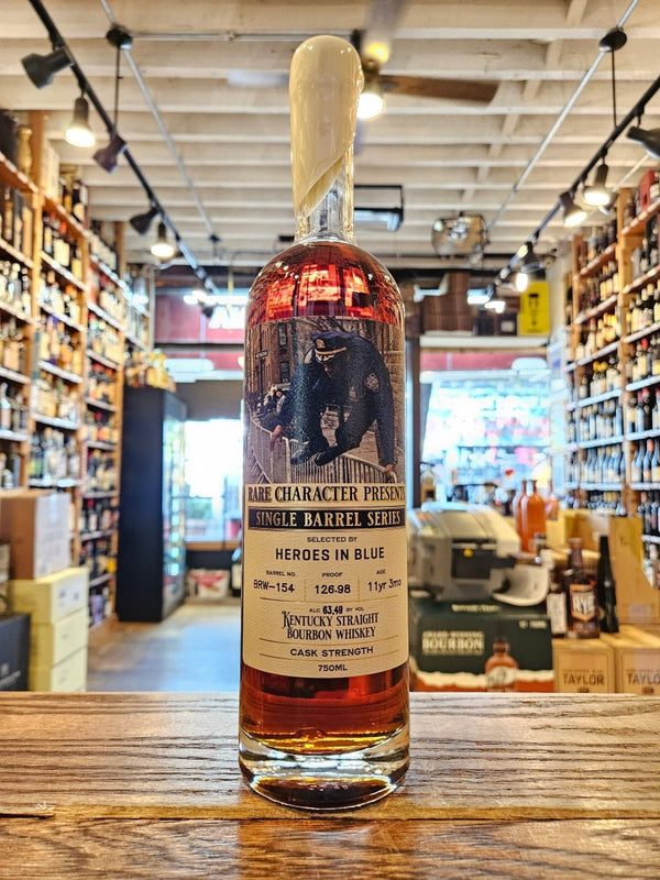 Heroes in Blue – Rare Character 11-Year Private Barrel Cask Strength Bourbon - Arthur Cantina Wine & Liquor