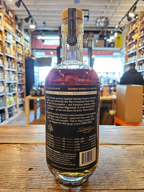 Hogsworth Bourbon Whiskey & Armagnac Blend No. 9 750mL - Arthur Cantina Wine & Liquor