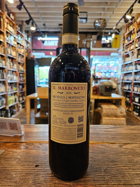 il Marroneto Brunello di Montalcino 2020 750mL - Arthur Cantina Wine & Liquor