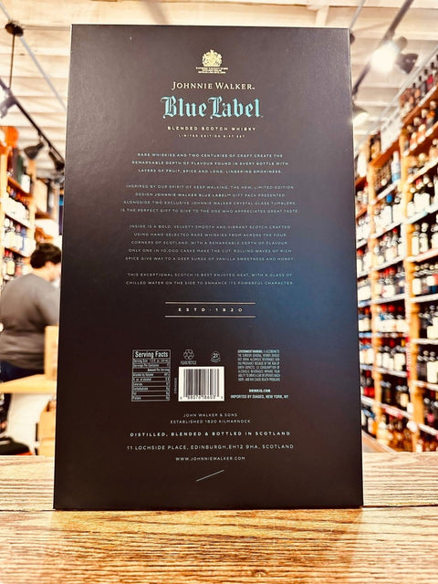 Johnnie Walker Blue Label Gift Set Scotch Whisky 750mL - Arthur Cantina Wine & Liquor