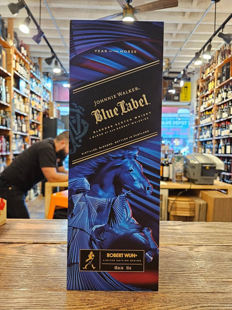 Johnnie Walker Blue Label Year of the Horse Robert Wun Scotch Whisky 750mL - Arthur Cantina Wine & Liquor