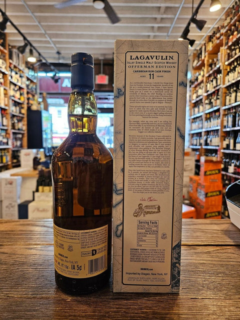 Lagavulin 11 Year Offerman Edition Caribbean Rum Cask Finish Single Malt Scotch Whisky 750mL - Arthur Cantina Wine & Liquor