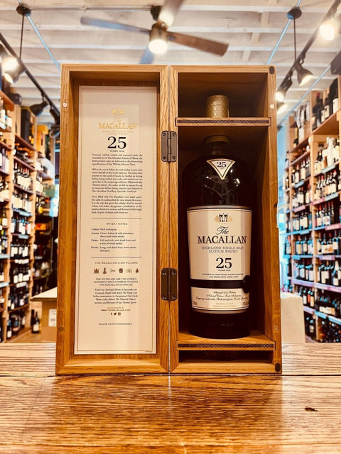 Macallan 25Yr Sherry Oak 750mL - Arthur Cantina Wine & Liquor
