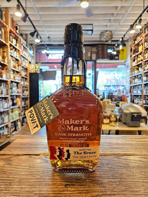 Maker's Mark Cask Strength Bourbon 'Made For The Brave' Limited Edition 750mL - Arthur Cantina Wine & Liquor