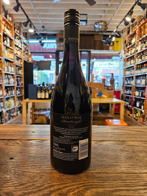 Man O' War Dreadnought Syrah 750mL - Arthur Cantina Wine & Liquor
