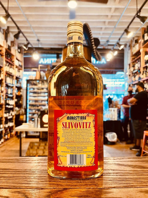 Manastirka Slivovitz 90º 1L 10yr old - Arthur Cantina Wine & Liquor