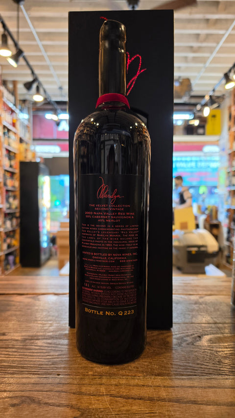 Marilyn Merlot Napa Valley Velvet Collection Merlot 2003 1.5L - Arthur Cantina Wine & Liquor