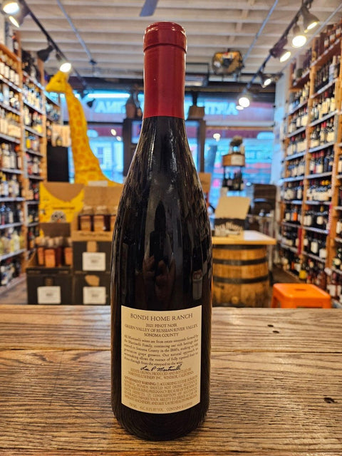 Martinelli Pinot Noir Russian River Valley 750mL Bondi Home Ranch - Arthur Cantina Wine & Liquor