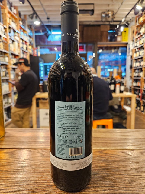 Masseria Frattasi Caudium Aglianico Beneventano 750mL - Arthur Cantina Wine & Liquor
