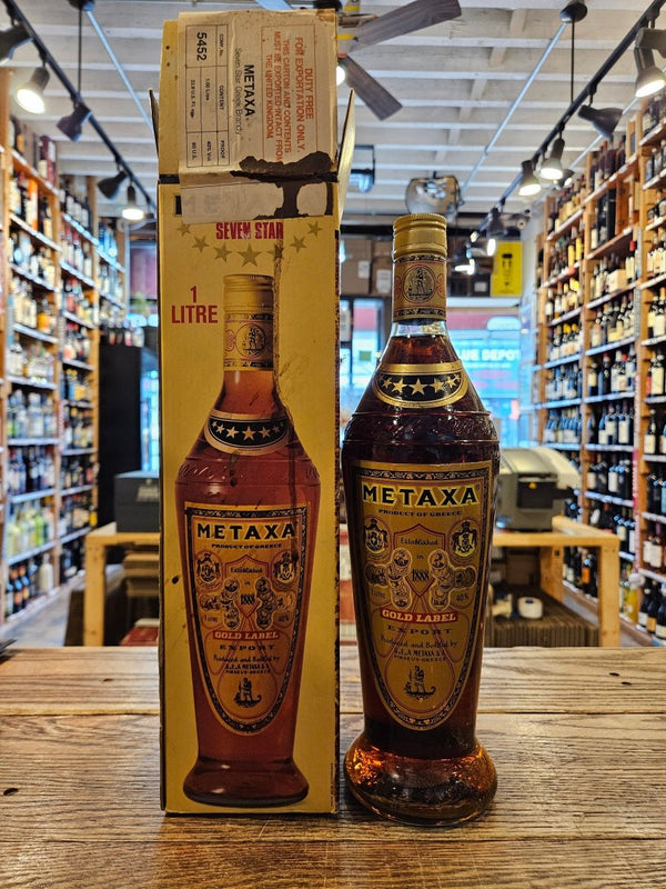 Metaxa Seven Star 1L Gift Box - Arthur Cantina Wine & Liquor