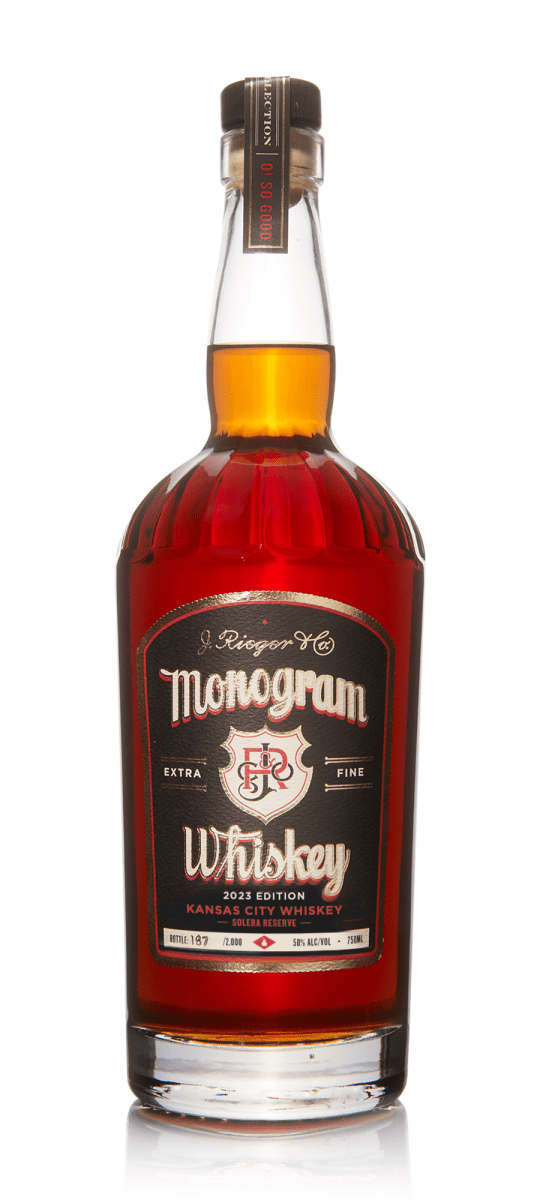 Monogram Whiskey J Rieger & Co 750mL 2023 - Arthur Cantina Wine & Liquor