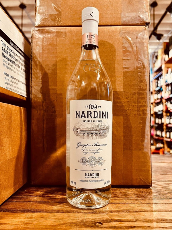 Nardini Grappa White Label 700mL - Arthur Cantina Wine & Liquor