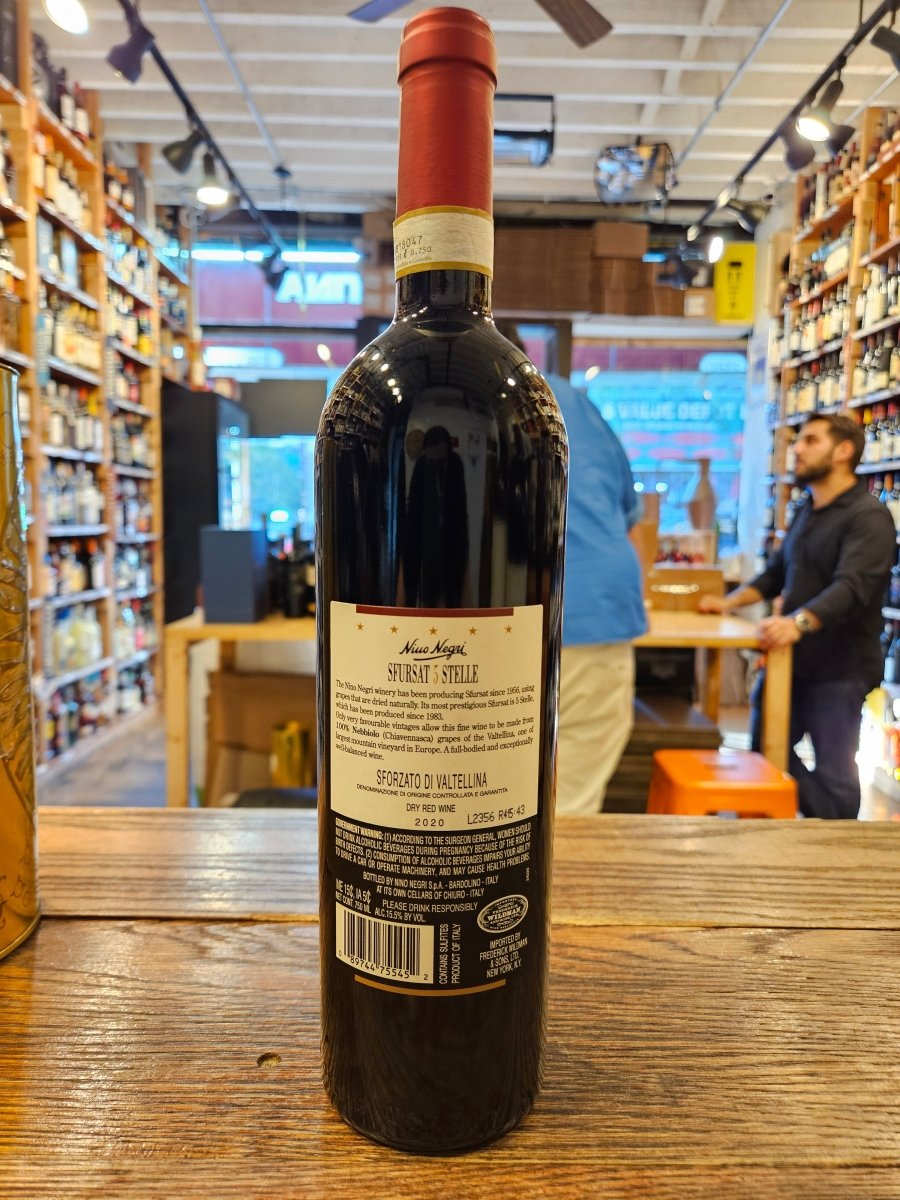 Nino Negri 5 Stelle Sfursat Valtellina 750mL 2020 – Arthur Cantina