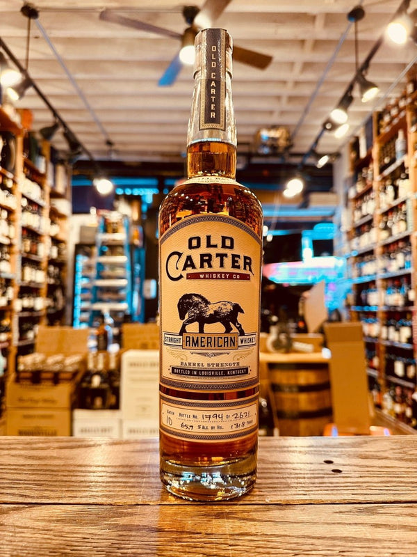 Old Carter Straight American Whiskey Batch 10 750mL - Arthur Cantina Wine & Liquor