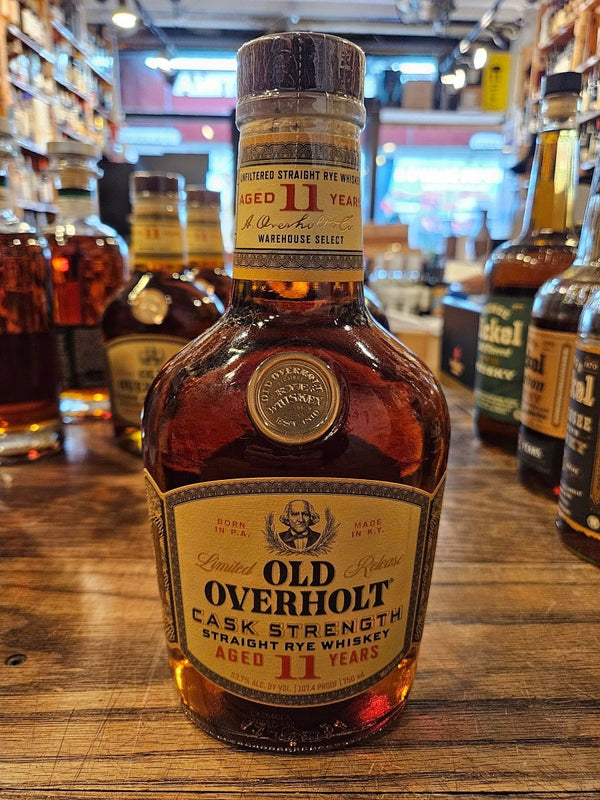 Old Overholt 11 Year Old Cask Strength Straight Rye Whiskey 750mL - Arthur Cantina Wine & Liquor