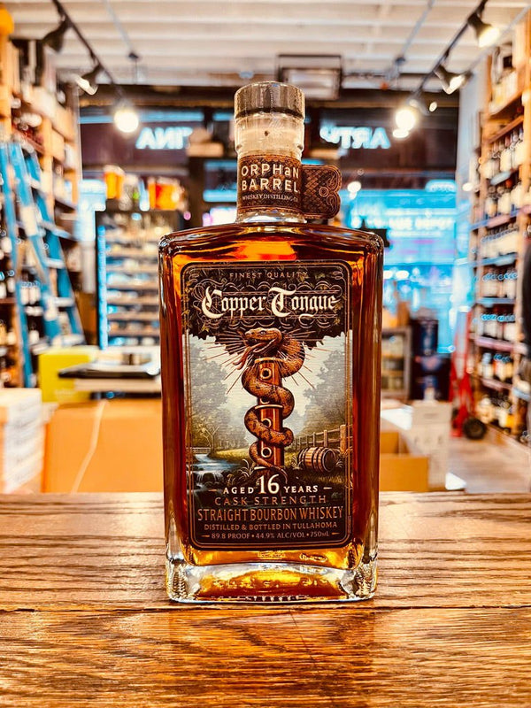 Orphan Barrel Bourbon Copper Tongue Aged 16yr Cask Strength 750mL - Arthur Cantina Wine & Liquor