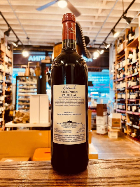 Pastourelle De Clerc Milon 2012 750mL - Arthur Cantina Wine & Liquor