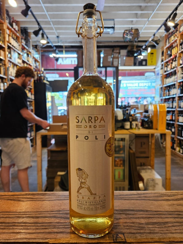 Poli Sarpa Oro Grappa 700mL - Arthur Cantina Wine & Liquor