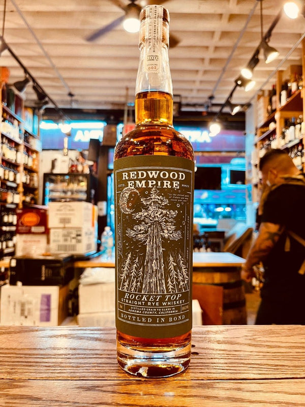 Redwood Empire Rye Rocket Top Whiskey 750mL - Arthur Cantina Wine & Liquor