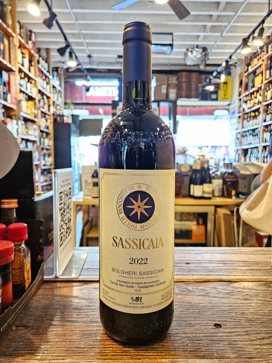 Sassicaia 750mL 2022 – Arthur Cantina Wine & Liquor