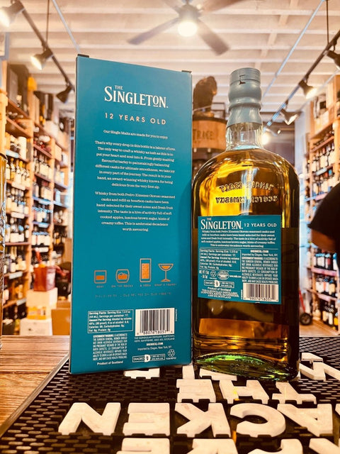 Singleton Luscious Nectar Single Malt 12Yr 750mL - Arthur Cantina Wine & Liquor