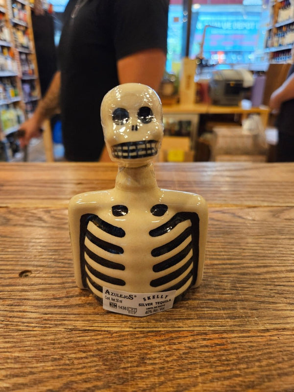 Skelly Silver Tequila 50mL - Ceramic - Arthur Cantina Wine & Liquor