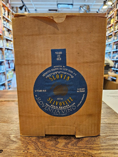 Slovin Slivovitz 12 year 757L - Arthur Cantina Wine & Liquor