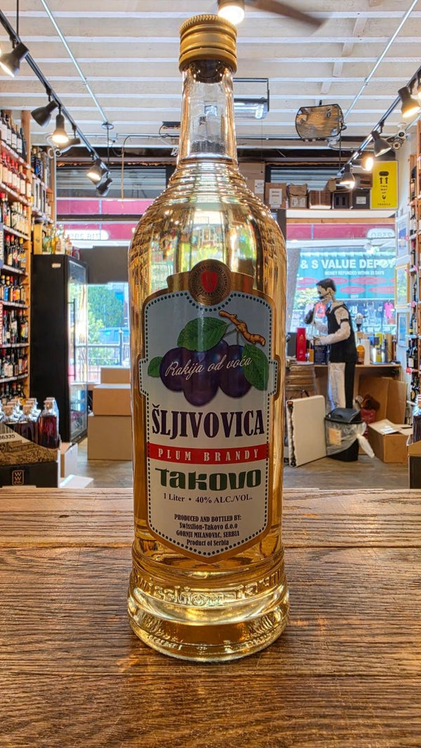 Takovo Sljivovica Plum Brandy 1L - Arthur Cantina Wine & Liquor