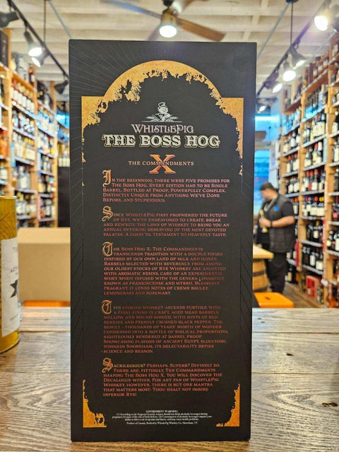 The Boss Hog X The Commandments 750mL - Arthur Cantina Wine & Liquor