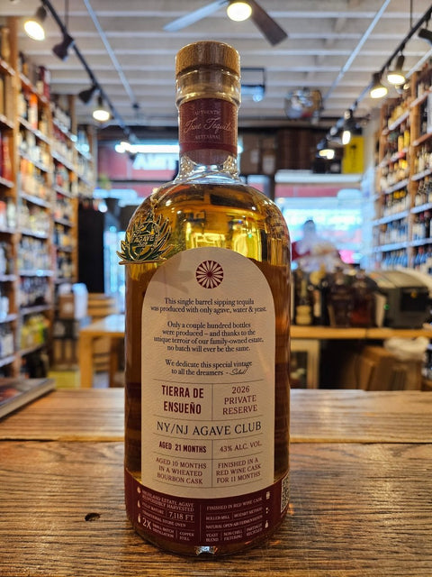 Tierra De Ensueno Anejo Wine Cask 750mL - Arthur Cantina Wine & Liquor