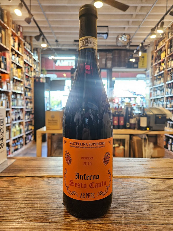 Valtellina Superiore Riserva Inferno Sesto Canto Arpepe Nebbiolo 750mL - Arthur Cantina Wine & Liquor
