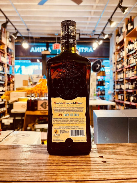 Vecchio Amaro del Capo 750mL - Arthur Cantina Wine & Liquor