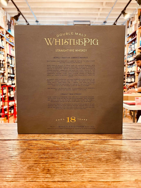 Whistle Pig 18 750mL - Arthur Cantina Wine & Liquor