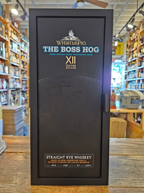 Whistle Pig Boss Hog XII Feather & Flame Rye Whiskey 750mL - Arthur Cantina Wine & Liquor