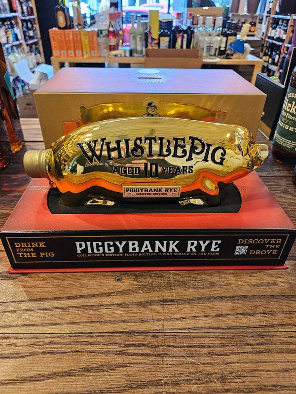 Whistle Pig Piggy Bank Rye 10 Year Limited Edition 750mL - Arthur Cantina Wine & Liquor