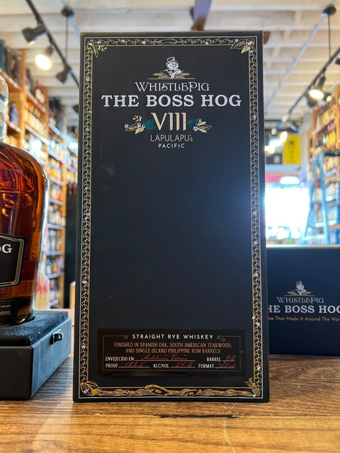 Whistle Pig The Boss Hog VIII Lapulapu's Pacific 750mL - The One That Made It Around The World - Arthur Cantina Wine & Liquor