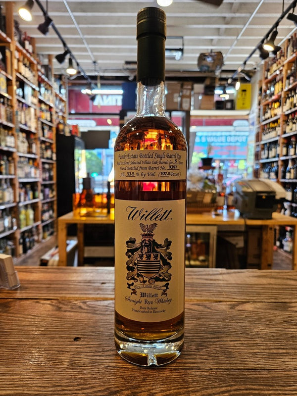 Willett Straight Kentucky Rye Rare Release 8Yr 750mL - Arthur Cantina Wine & Liquor