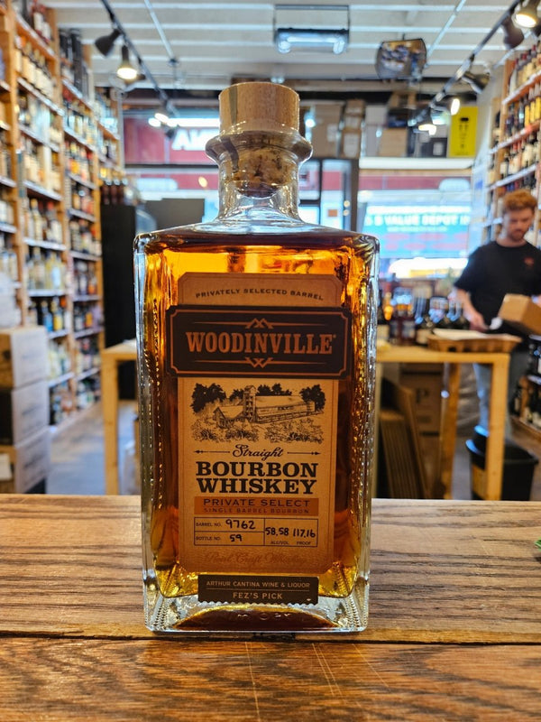 Woodinville Bourbon Store Pick "Fez's Barrel" 9762 750mL - Arthur Cantina Wine & Liquor